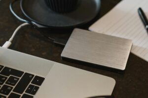 recovering lost data from external hard drive connected to laptop